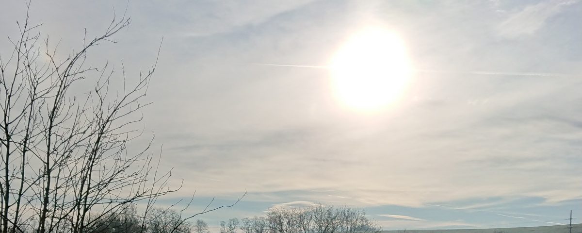 Lever de soleil hivernal