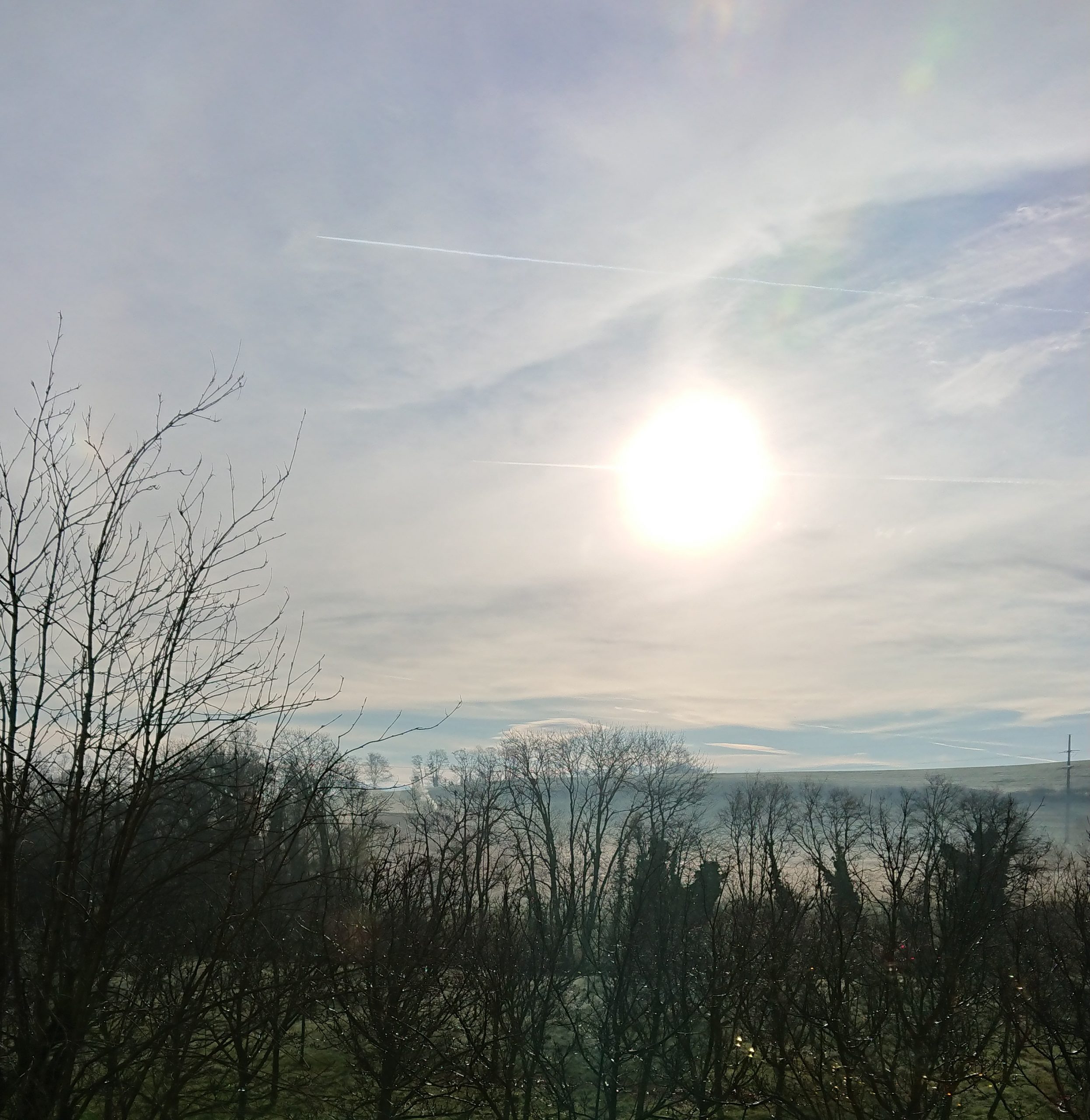 Lever de soleil hivernal